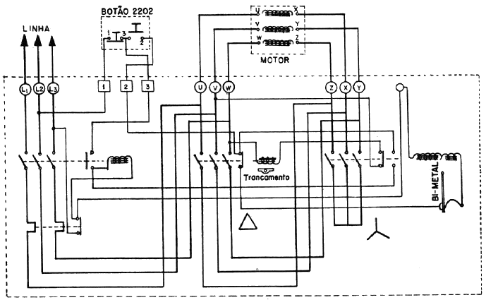 Diagrama chave estrela-tringulo