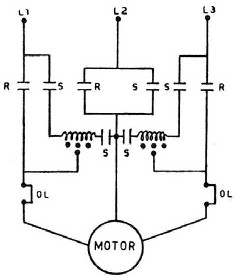 Diagrama chave de partida com auto-transformador